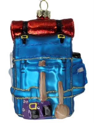 BLUE HIKING BACKPACK