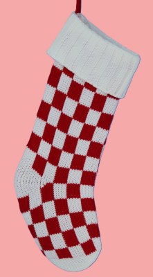 RED WHITE CHECKERED
