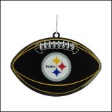 PITTSBURG STEEERS METAL FOOTBALL