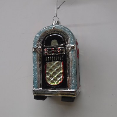 RED GLASS JUKE BOX