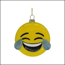 YELLOW GLASS EMOJI DISC