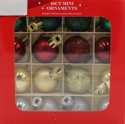 16PC MINI ORNAMENT SET