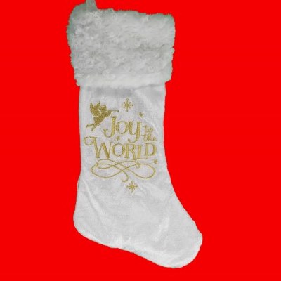 JOY TO THE WORLD STOCKING