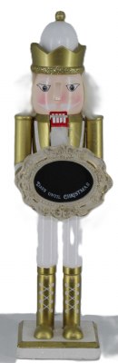 WHITE GOLD  NUTCRACKER