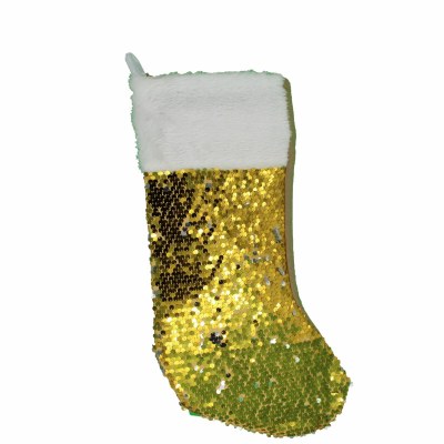 GOLD SEQUIN STOCKING