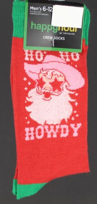 HO HO HOWDY SOCKS
