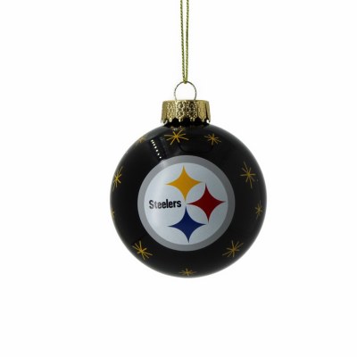 STEELERS GLASS BALL