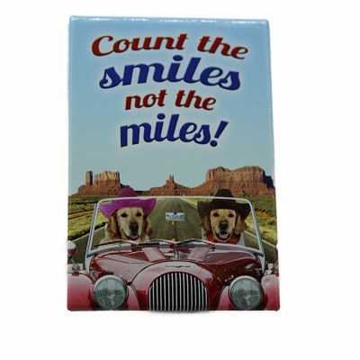 COUNT THE SMILES NOT THE MILES