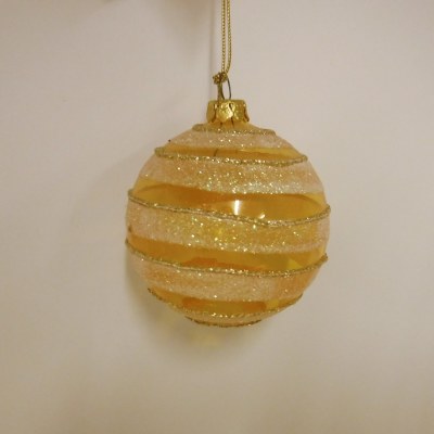 AMBER GLASS BALL