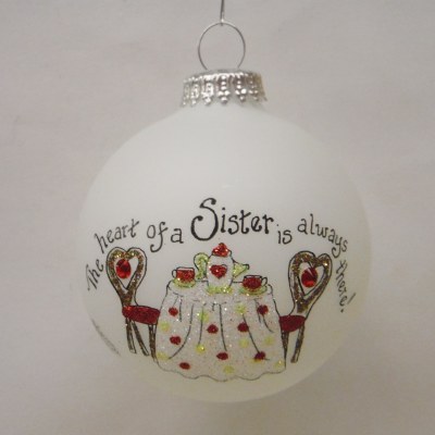 HEAR OF A SISTER GLASS BALL