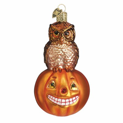 OWL AND PUMPKIN OLD WORLD