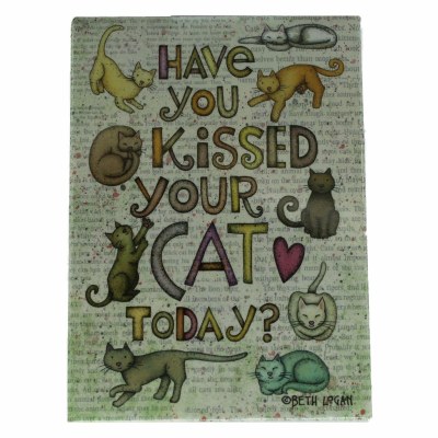 CAT SAYING MAGNET