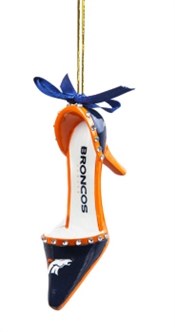 DENVER BRONCO'S HIGH HEEL SHOE