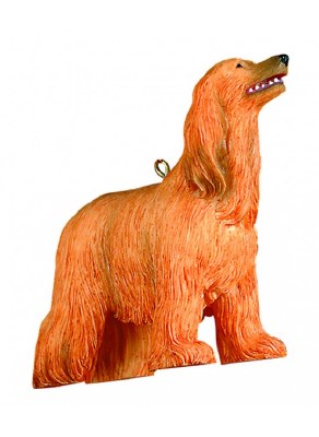 AFGHAN HOUND DOG ORNAMENT