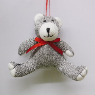 SOCK ANIMAL TEDDY BEAR