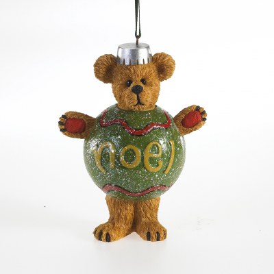 BOYDS BEAR NOEL BEAR ON BALL