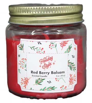 RED BERRY BALSAM CANDLE