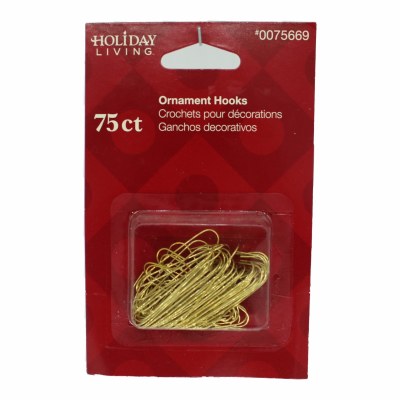 75 CT ORNAMENT HOOKS
