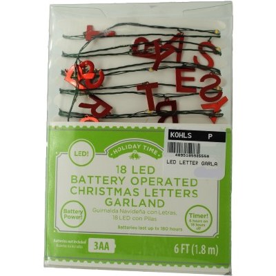 LED LETTER GARLAND