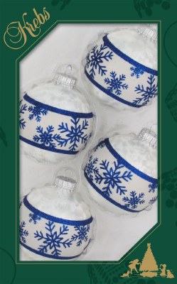 PEARL ICELOCK WITH BLUE FLAKES 4 PK GLASS