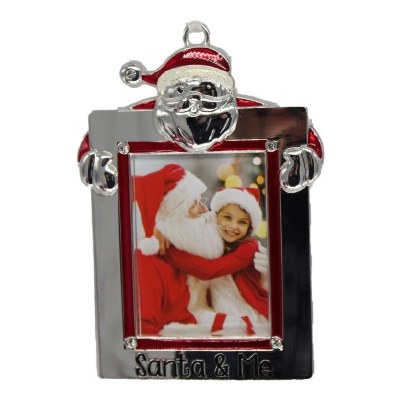 ME AND SANTA PICTURE FRAME