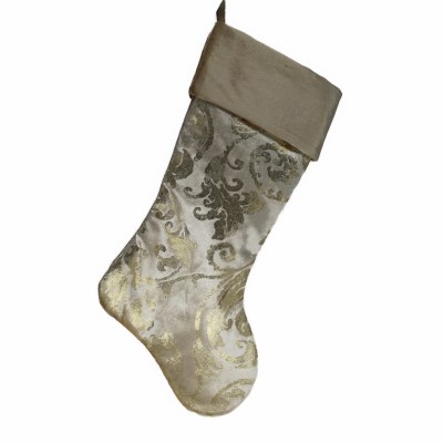 GOLD AND TAN STOCKING