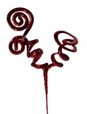RED CURLY PICK