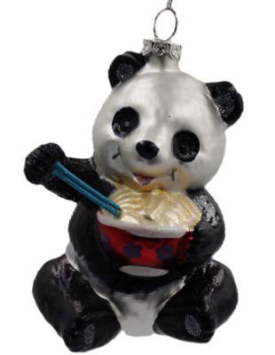 GLASS PANDA EATING