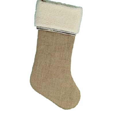 TAN CHRISTMAS  STOCKING