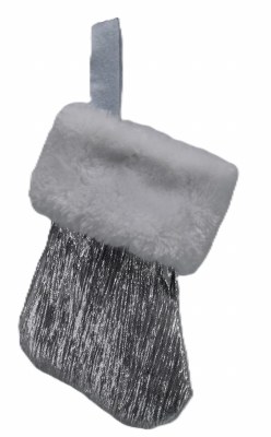 SILVER MINI STOCKING