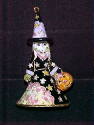 WITCH BELL CLOISONNE