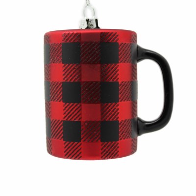 RED PLAID CUP