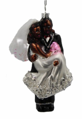 BLACK BRIDE AND GROOM