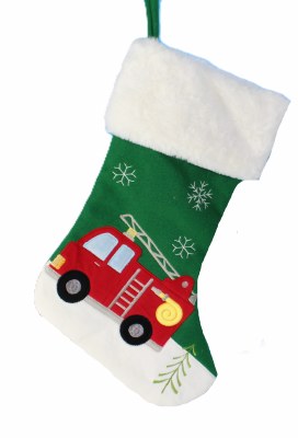FIRE  TRUCK STOCKING