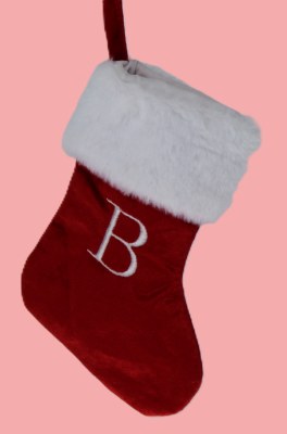 LETTER B MINI STOCKING