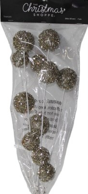 SILVER/GOLD POM POM SPRAY