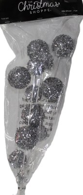 SILVER POM POM SPRAY