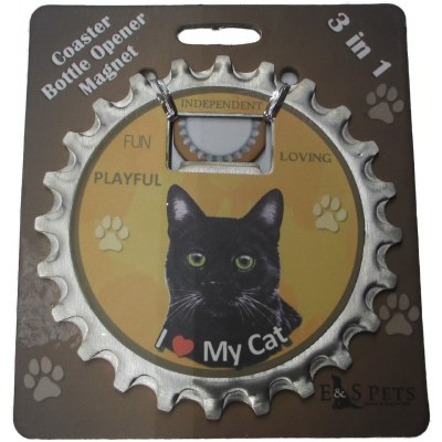 BLACK CAT MAGNET