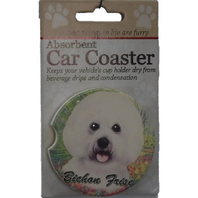 BISCHON FRISE CAR COASTER