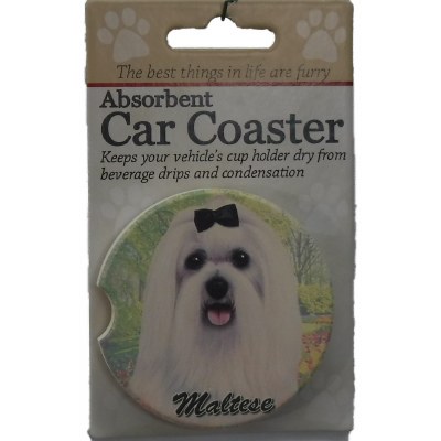 MALTESE CAR COASTER