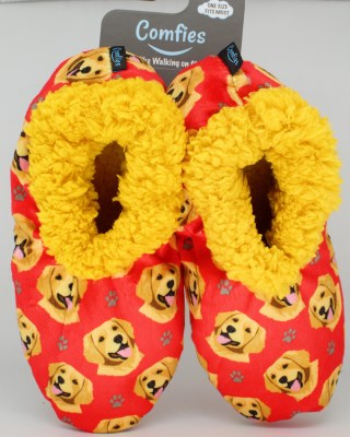 GOLDEN RETRIEVER SLIPPERS