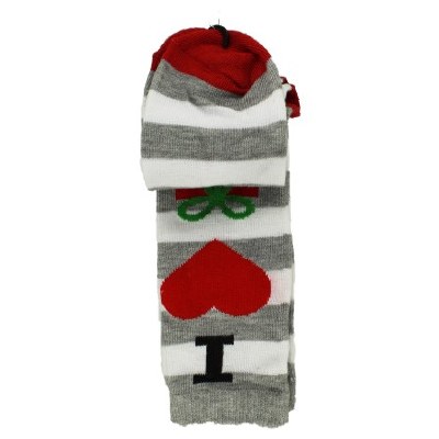 I LOVE PRESENTS CHRISTMAS SOCK