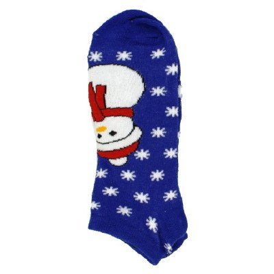 BLUE WITH SNOWMAN ANKLETS