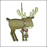 MOOSE WITH SCARF