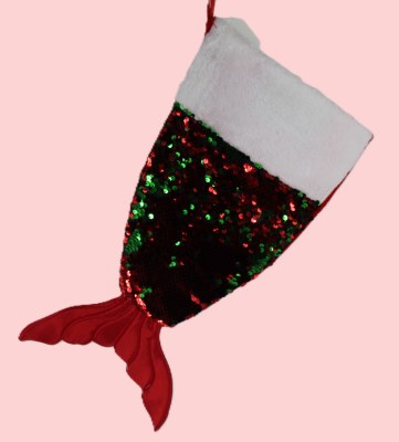 SEQUIN MERMAID TAIL STOCKING