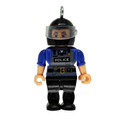 SHIELDED POLICE OFFICER