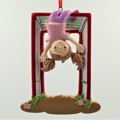 GIRL ON JUNGLE GYM