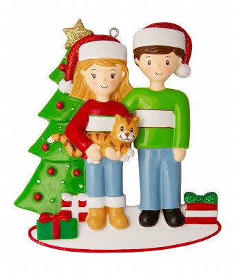 COUPLE HOLDING CAT