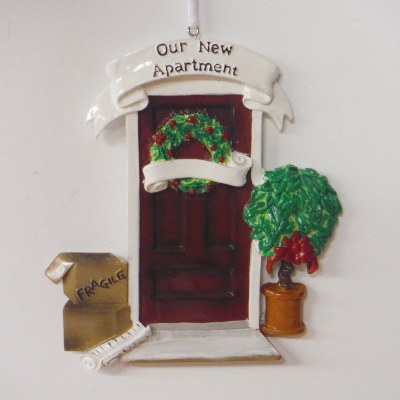 "OUR NEW APARTMENT"  DOOR
