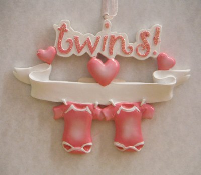 TWIN GIRLS ORNAMENT
